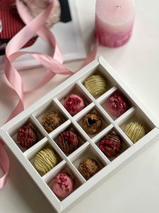 Cajas <span class=keywords><strong>de</strong></span> Regalo <span class=keywords><strong>de</strong></span> Navidad <span class=keywords><strong>de</strong></span> <span class=keywords><strong>Cartón</strong></span> Ecológico <span class=keywords><strong>de</strong></span> Lujo Personalizadas, con Cierre Magnético en Relieve, Ventana Transparente, para Chocolates - Product Image 4