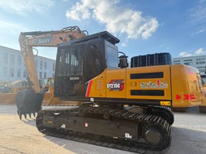 Excavatrice d'occasion SY215C entièrement contrôlée, puissante pour les travaux de fossés d'égout et de nettoyage de chantier - Product Image 6
