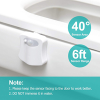 Lampe de salle de bain Gadgets lumineux de toilette à détecteur de mouvement Led Snl Lampe de nuit pour cuvette de toilette