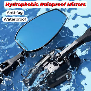 Espejo Retrovisor Antideslumbrante de Aleación de Aluminio para Motocicleta, Espejo de Vidrio Multiángulo Impermeable, Espejo de Ajuste Mecanizado por CNC para Conducir - Product Image 4