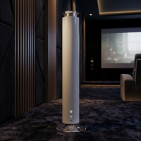 Diffuseur d'arômes intelligent de luxe à piles, sans eau, pour huiles essentielles, avec charge Type-C et lumière ambiante RGB, pour la maison et le bureau