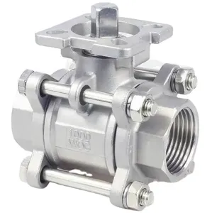 WZ3PCSステンレス鋼1000ウォグボールバルブ - Product Image 1