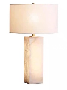 New Chinese-style <b>Light</b> Luxury Marble All-copper LED Table Lamp Modern Minimalist Bedroom <b>Bedside</b> Creative Personalized Artistic - Product Image 4