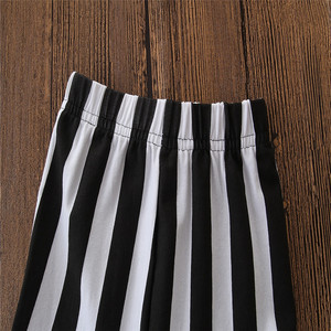 E2woo 2022 Vêtements pour enfants Nouvelle collection été Haute qualité Boutique Filles Chemise rayée à bretelles Ensemble de vêtements pour enfants en deux pièces - Product Image 5