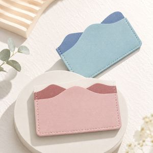 Porte-cartes/étui créatif en cuir PU de style japonais et coréen, motif petit sommet de montagne, de grande valeur, léger, pour cartes de visite - Product Image 1