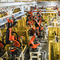 Robot d'assemblage lourd KUKA KR300 R2700-2 - Solution d'automatisation de l'assemblage de châssis/carrosserie/moteur automobile