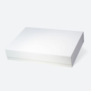 Bulk Luxury Magnetic <b>Gift</b> <b>Box</b> for Cloth Packing White B4 Shallow Folding Present Packing <b>Box</b> - Product Image 1