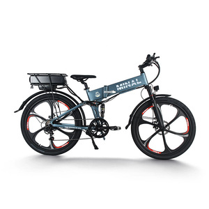 Bicicleta Eléctrica de Aleación de Aluminio sin Escobillas, Llanta Integrada de 26 x 1.95 Pulgadas, 48V30AH, Batería de Litio Dual de Larga Duración, Doble Suspensión - Product Image 2