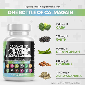 Capsules OEM L-Théanine GABA pour adultes : Apaise le stress et améliore la qualité du sommeil – Tout-en-un - Product Image 2