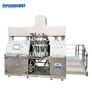 Vücut losyonu yüz kremi yapma makinesi için SPX 200L vakum homojenleştirici emülgatör
