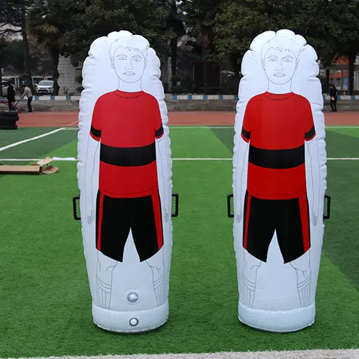 Wholesale PVC inflatable football dummy/goalkeeper soccer training dummy for football training