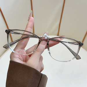 Women Full Rim Black <b>Eyeglasses</b> <b>Frame</b> 6002 Clear CR-39 Lenses Medium Size For Optical Wear - Product Image 2