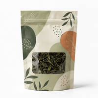 Sachets d'emballage alimentaire en plastique de qualité alimentaire, pochettes verticales refermables avec fermeture éclair et fenêtre, impression hélio, écologiques et recyclables pour aliments pour animaux de compagnie