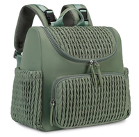 Sac à dos pour couches, sacs à couches imperméables avec station de change pour bébé, sac à dos de voyage tendance pour maman