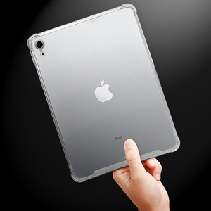 Custodia Ibrida Antiurto con Quattro Angoli Rinforzati in Acrilico Trasparente PC con Bordo in TPU per Apple <span class=keywords><strong>iPad</strong></span> <span class=keywords><strong>Air</strong></span> 4/5 <span class=keywords><strong>10.9</strong></span> - Product Image 3