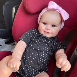 <span class=keywords><strong>NPK</strong></span> 50/60CM Dos opciones <span class=keywords><strong>Reborn</strong></span> Baby Toddler Real Soft Touch Maddie con pelo de dibujo a mano Muñeca hecha a mano de alta calidad - Product Image 1