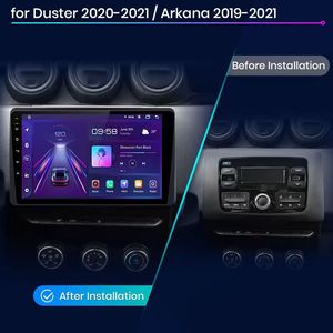 Autoradio Multimediale con Navigatore GPS per <span class=keywords><strong>Dacia</strong></span> <span class=keywords><strong>Duster</strong></span> <span class=keywords><strong>2018</strong></span> 2019 2021, Stereo Android da 10.1 Pollici con Android Auto e Carplay - Product Image 2