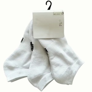 ถุงเท้าคอกลมสีขาวดำคลาสสิก ถุงเท้ากีฬาที่ยืดหยุ่นสูงและสวมใส่สบาย ถุงเท้าอเนกประสงค์แบบโปร่งใส - Product Image 5