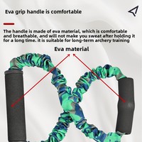 Cordon élastique d'entraînement pour tir à l'arc et simulation de tir à l'arc, entraîneur de tir à l'arc, accessoires de fitness pour l'exercice et le renforcement des bras