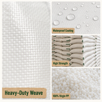 Sac tissé en PP vierge à 100 %, imprimé par gravure, thermoscellable, résistant à l'humidité, pour emballage de riz de qualité alimentaire, en gros, 5 kg, 10 kg, 20 kg, 25 kg, 50 kg