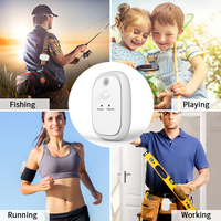 Répulsif anti-moustiques portable à ultrasons intelligent pour l'extérieur pour l'intérieur alimenté par batterie pour l'été et le printemps