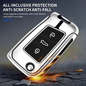 Nouveau Design TPU voiture <span class=keywords><strong>clé</strong></span> à distance couverture pour VW <span class=keywords><strong>Volkswagen</strong></span> Golf 7 MK7 Tiguan MK2 pour Seat Ateca Leon FR 2 Ibiza Auto accessoire - Product Image 5