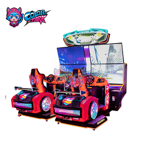 Machine de jeux de course à pièces, Colorful Park New Hot Thunder <span class=keywords><strong>Speed</strong></span> 4 écrans - Product Image 3