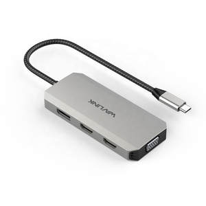 <span class=keywords><strong>Mini</strong></span> Dock 4K con Cuatro Pantallas, Estación de Acoplamiento USB C con Entrega de Energía de 85W, Estación de Acoplamiento <span class=keywords><strong>para</strong></span> Windows con Cuatro Monitores Wavlink WL-UMD304 - Product Image 2