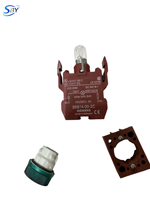 Luz Indicadora 3SB1 212 6B E06, Señal Verde, 220V, Lámpara de Control Industrial, Luz LED de Indicación