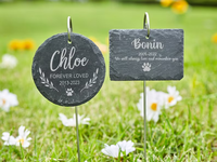 Cadeau commémoratif pour chien et chat, cadeau de commémoration pour animal de compagnie, marqueur funéraire pour animal de compagnie, pierre commémorative personnalisée pour animal de compagnie pour le jardin