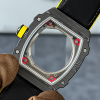 Jam Tangan Mekanik Otomatis Terbaru 6702 dengan Desain Ultra-tipis 7.8mm Adalah Jam Tangan Pria Bergaya dari Serat Karbon.