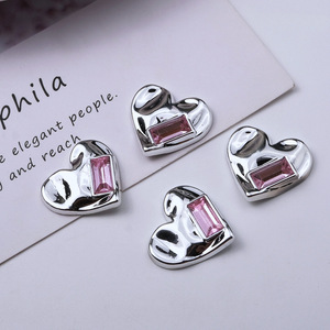 Phim hoạt hình Bạc Tình Yêu Acrylic tự làm đồ trang sức trường hợp điện thoại Cốc bàn chải đánh răng vá Giày Phụ kiện tóc vật liệu thủ công - Product Image 2