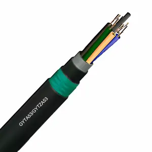 fibra optica GYTA53/GYTAZ53 underground armored cable 96f 96 core 2Km Outdoor Os2 24C Optical Fiber Cable Pe Conduit Pipe
