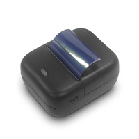 Mesin Printer Stencil Tato Sementara Kustom DIY, Pencetak Thermal Mini HD Nirkabel Bluetooth Portabel