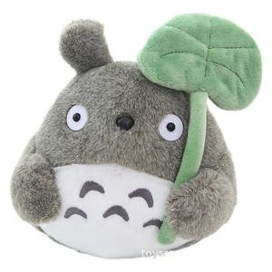 Peluche <span class=keywords><strong>Totoro</strong></span> personnalisée de 8 pouces, Poupée chat <span class=keywords><strong>Feuille</strong></span> de Lotus, Poupée chat gris, Poupée fille, Poupée pour machine à griffes, Poupée compagnon de table - Product Image 1