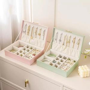 <span class=keywords><strong>2026</strong></span> 高端工厂定制批发珠宝收纳盒，适用于戒指、吊坠、手链和耳环珠宝旅行盒 - Product Image 6