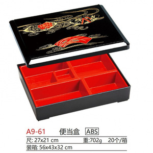 Japanese Style Bento <b>Box</b> <b>Insulated</b> <b>Lunch</b> Container Multiple Styles Sushi Storage Serving Tray - Product Image 2