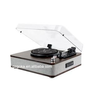 Giradischi giradischi <span class=keywords><strong>audio</strong></span> 6 in 1 dal Design Vintage classico e giradischi in vinile LP e grammofono con collegamento PC/giradischi a <span class=keywords><strong>3</strong></span> velocità - Product Image 1