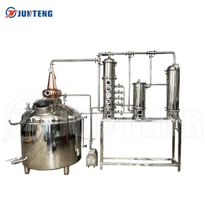 Alembic Cognac Distiller Steam Alcohol Distillation Equipment