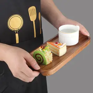 定制开胃奶酪盘小夹心甜点盘饼干长方形服务盘长方形木托盘