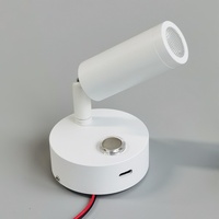 Lampe de lecture LED DC12 24V pour camping-car, bateau, yacht, marine – Projecteur de chevet en aluminium pour intérieur de véhicule