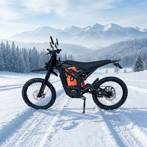 Fast Speed 3000w Retro Cafe Racer Dirt Bike Fat Tire <b>72v</b> Lithium <b>Battery</b> Aluminum Frame Waterproof 85km/h 85km Range Adult Ss-6 - Product Image 1