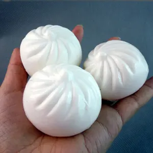 Hot Selling Wholesale Steamed Stuffed Bun Styling TPR Ball Anti-Stress Relieve Stress Toy Squishy Ball