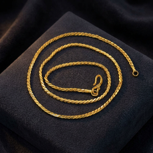 Wholesale Women's 14K 18K 24K Micro <b>Gold</b> Plated <b>Snake</b> Link <b>Chain</b> Necklaces Traditional Fashion Daily Wear for Wedding Occasions - Product Image 1