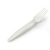 Prix d'usine Ensemble d'ustensiles jetables en plastique de fécule de maïs, comprenant mini-cuillères, couteaux, fourchettes et cuillères-fourchettes, pour les fêtes barbecue