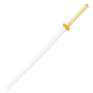 Modello in PU di Alta Qualità della Lama Nichirin Gialla di Zenitsu Agatsuma da <span class=keywords><strong>Demon</strong></span> <span class=keywords><strong>Slayer</strong></span>, Prop per Cosplay, Ornamento da Collezione, Regalo - Product Image 1
