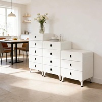 Commode haute pour chambre à coucher, commode pour entrée, table de chevet, commode de rangement avec 4 tiroirs