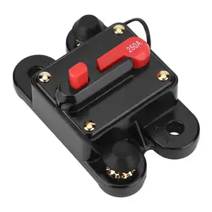 Solar system waterproof circuit breaker reset fuse inverter DC12V 50A -250A Auto Circuit Breaker for Car Audio Marine