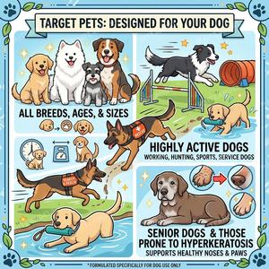 Baume pour pattes d'animaux 3 en 1, label privé OEM, bio, crème réparatrice naturelle pour la musette des chiens, hydratant pour pattes sèches et gercées - Product Image 2