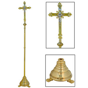 Procession en laiton Crucifix - PC-1002 - Product Image 1